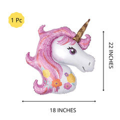 Unicorn Balloon Bouquet - Pk / 5