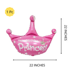 Happy Birthday Princess Balloon Bouquet - Pk / 5