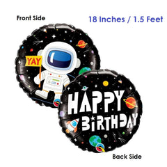 Birthday Blast Space Rocket Balloon Bouquet - Pk / 5