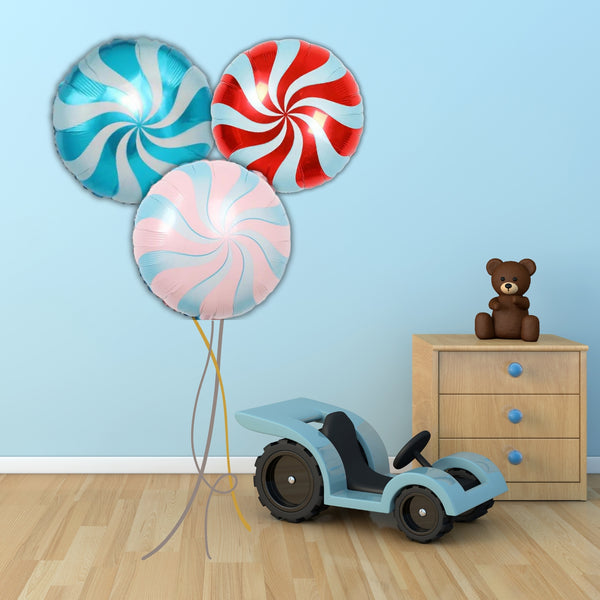 Candy Foil Balloon - Pk/3
