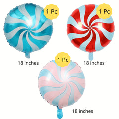 Candy Foil Balloon - Pk/3