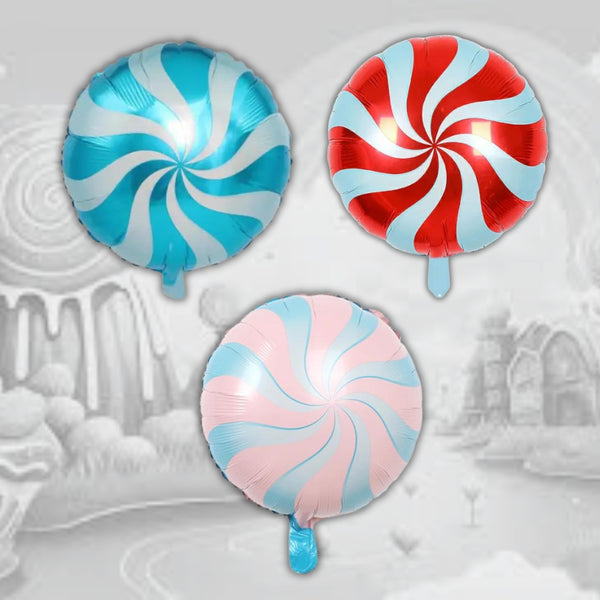 Candy Foil Balloon - Pk/3