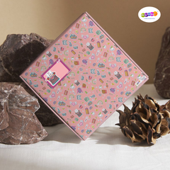 Girly Chic Gift Wrapping Paper with Name Tags – Pk / 40 pcs