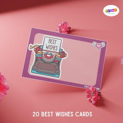 Girly Chic Gift Wrapping Paper with Name Tags – Pk / 40 pcs