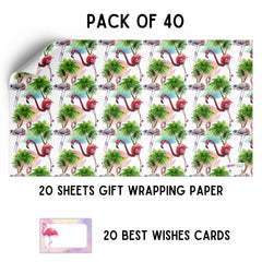 tropical flamingo theme party