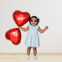 Red Heart Foil Balloon - 5/Pk