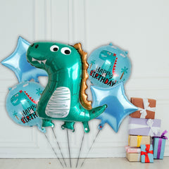 Cute Dinosaur Balloon Bouquet - Pk / 5