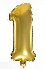 Number Golden Foil Balloon