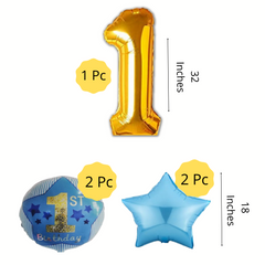 First Birthday Blue DIY Balloon garland arch - 207/Pk