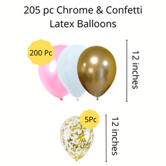 First Birthday Pink DIY Balloon garland arch - 207/Pk