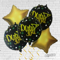 Dirty at 30 Happy Birthday Balloon Bouquet - Pk / 5