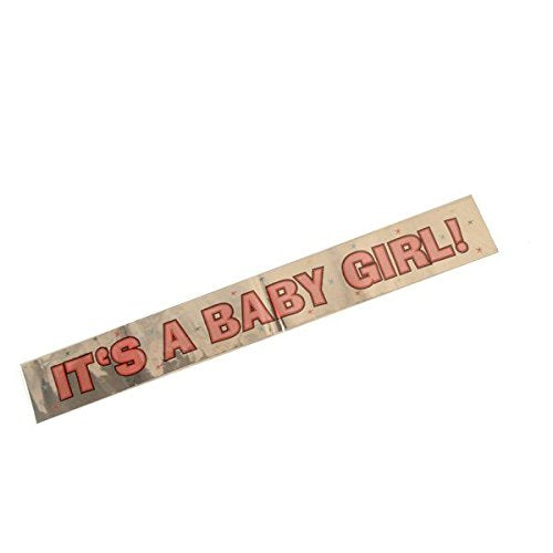 "Its A Baby Girl" Foil Banner