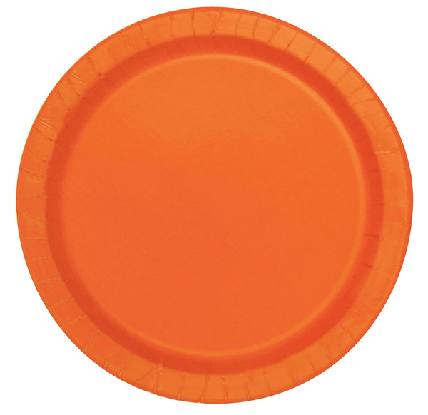 Solid Colour 9 in Paper Plates - 16/ pack