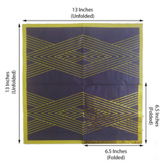 Black and Gold Foil Paper Napkins 2 ply - 40/pack
