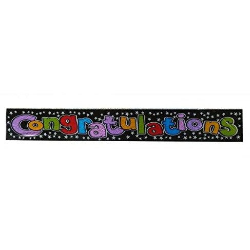 "Congratulations" Foil Banner