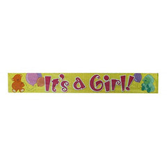 Party-Anthem "It’s a Girl" Foil Banner