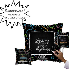 DIY Personalized Chalk Board Foil Balloon - 1/pk
