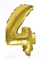 Number Golden Foil Balloon