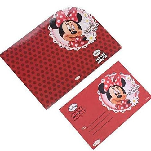 Minnie Mouse Invitation cards with Envelopes - 30/pack