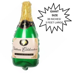 Open Champagne Bottle Bubbly Party Balloon Boquet - pk/61 pcs