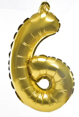 Number Golden Foil Balloon