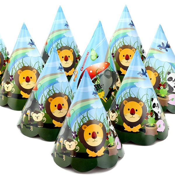 Jungle Safari Paper Hats - Pack of 30