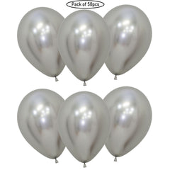 Metallic Latex Balloons - 50/Pk