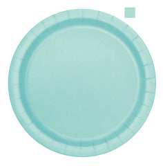 Solid Colour 9 in Paper Plates - 16/ pack