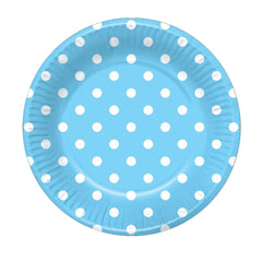 Polka Dots Paper Plates - 20/pack