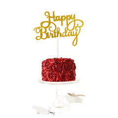 "Happy Birthday" Cake Topper