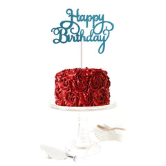 "Happy Birthday" Cake Topper