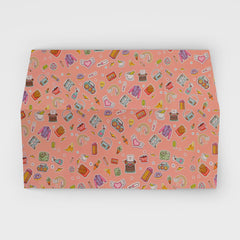 Girly Chic Gift Wrapping Paper with Name Tags – Pk / 40 pcs