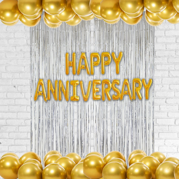 Happy Anniversary Balloon decor set - 118/Pk