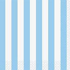 Striped Paper Napkins - 40 / Pack