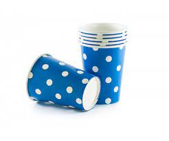 Polka Paper Cups-20/pk