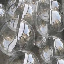 Bubble Bobo Balloons 18 in Transparent PVC Clear Balloons - 5 / Pk