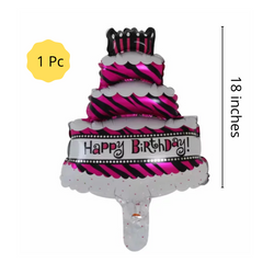 Three tier Cake Happy Birthday DIY Balloon garland arch - 105/Pk