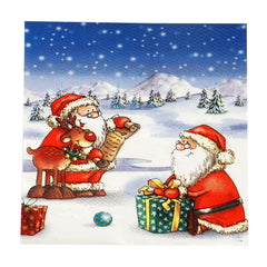 Christmas print 2 ply Paper Napkins - Pk/40