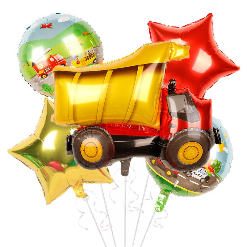 Construction theme Balloon Bouquet - Pk / 5