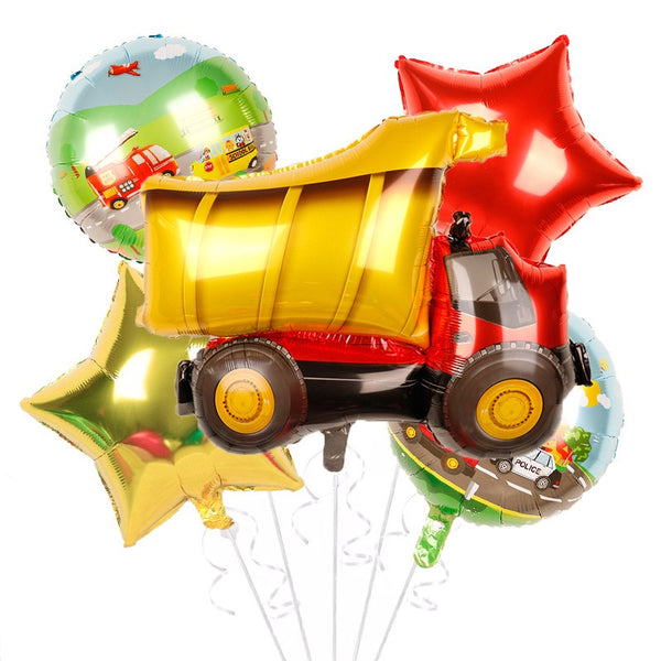 Construction theme Balloon Bouquet - Pk / 5