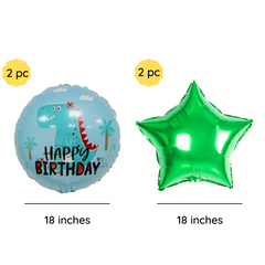 Cute Dinosaur Happy Birthday DIY Balloon garland arch - 110/Pk