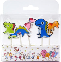 Dinosaur Candle -5/ Pk