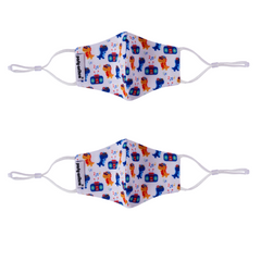 The Roar-Some Smart Shield Face Masks for Kids - 2/pk