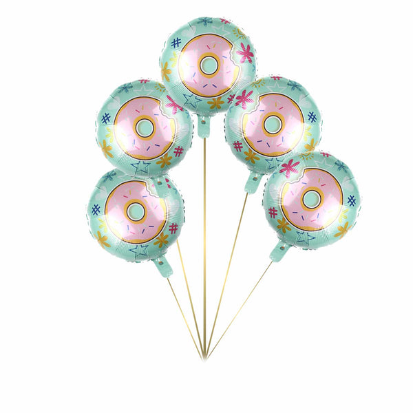 Donut Foil Balloon - Pk / 5