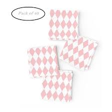 Diamond Checked Print 2 ply Paper Napkins - Pk/40