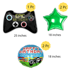 Gamer Happy Birthday DIY Balloon garland arch - 110/Pk