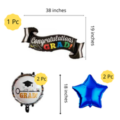 Congratulations Graduation DIY Balloon garland arch - 115/Pk