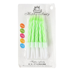 Spiral Cake Candles - Pack of 10