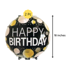 Gold Happy Birthday DIY Balloon garland arch - 215/Pk