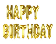 "Happy Birthday" Letter Foil Balloon